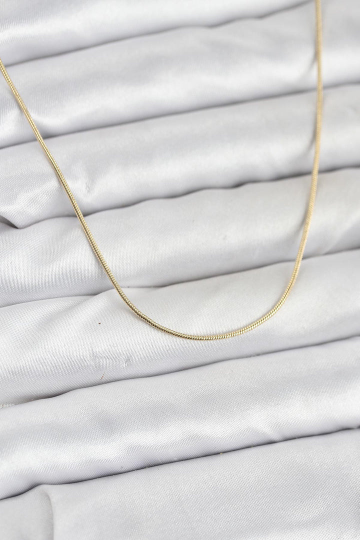 EBJ CM 14K Gold Renk Yılan Zincir Model Kadın Kolye - Hampstead