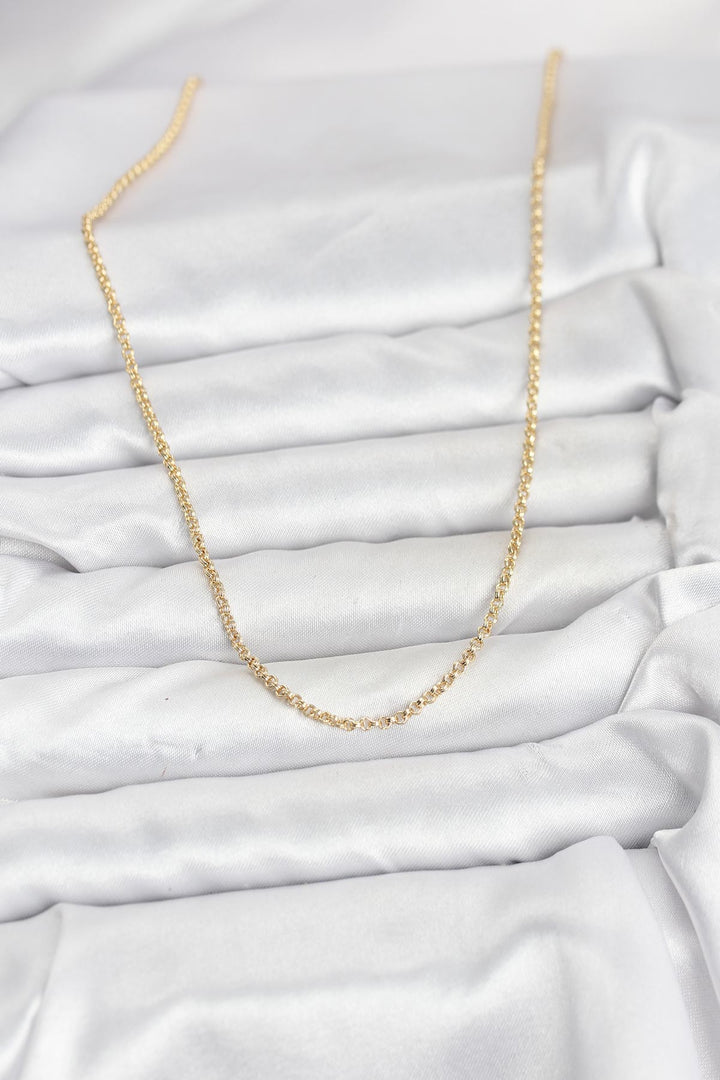EBJ CM 14K Gold Renk Halka Model 60 cm Kadın Kolye - Villepinte