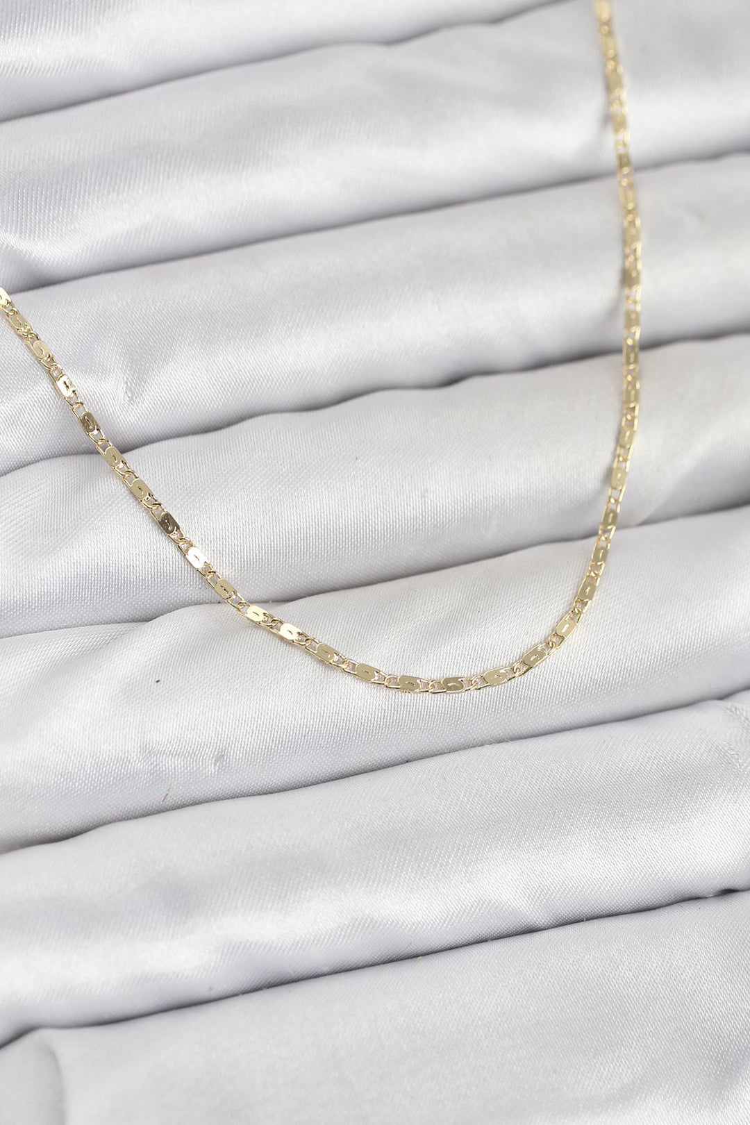 EBJ CM 14K Gold Renk Ezme Zincir Model 60 cm Kadın Kolye - Rivoli