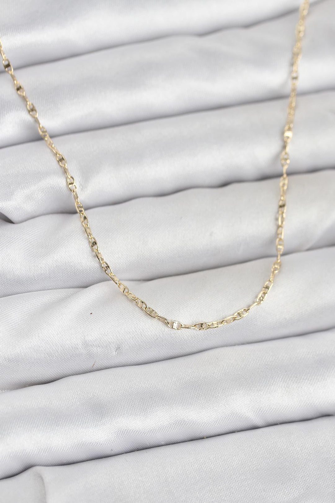 EBJ CM 14K Gold Renk Gemici Zincir Model 60 cm Kadın Kolye - Boryspil