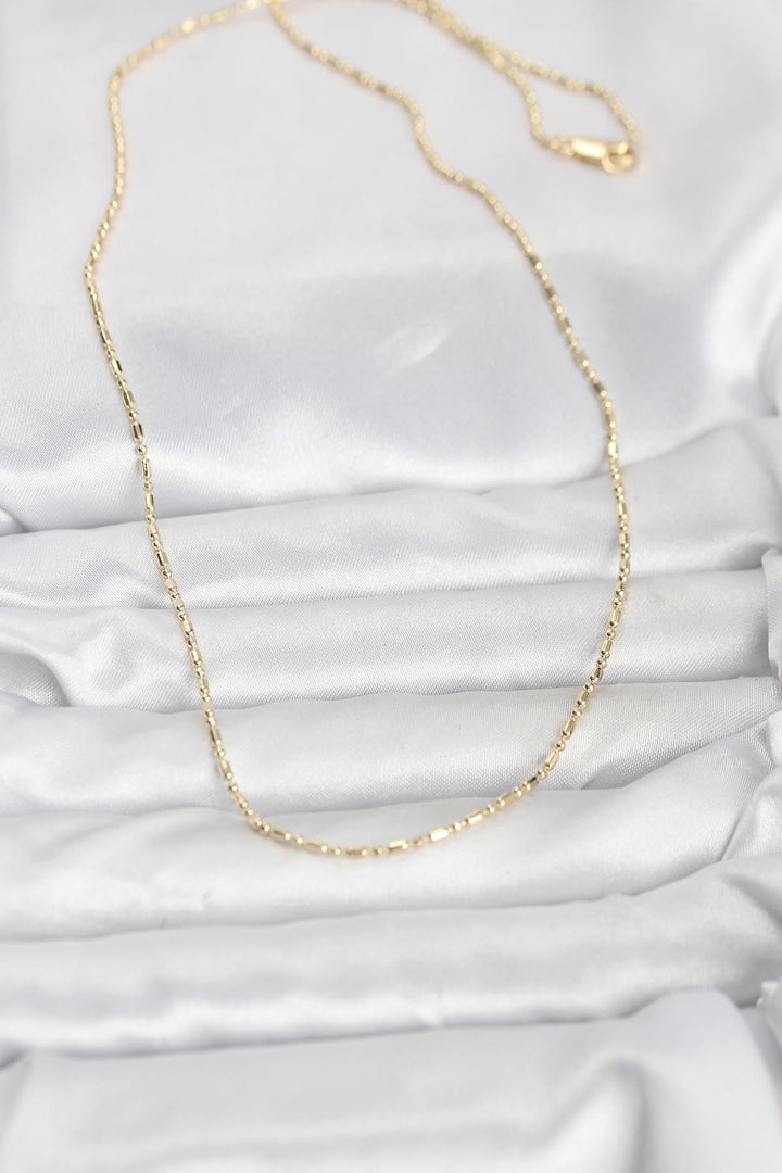 EBJ CM 14K Gold Renk Zincirli 60 cm Kadın Kolye - Corby