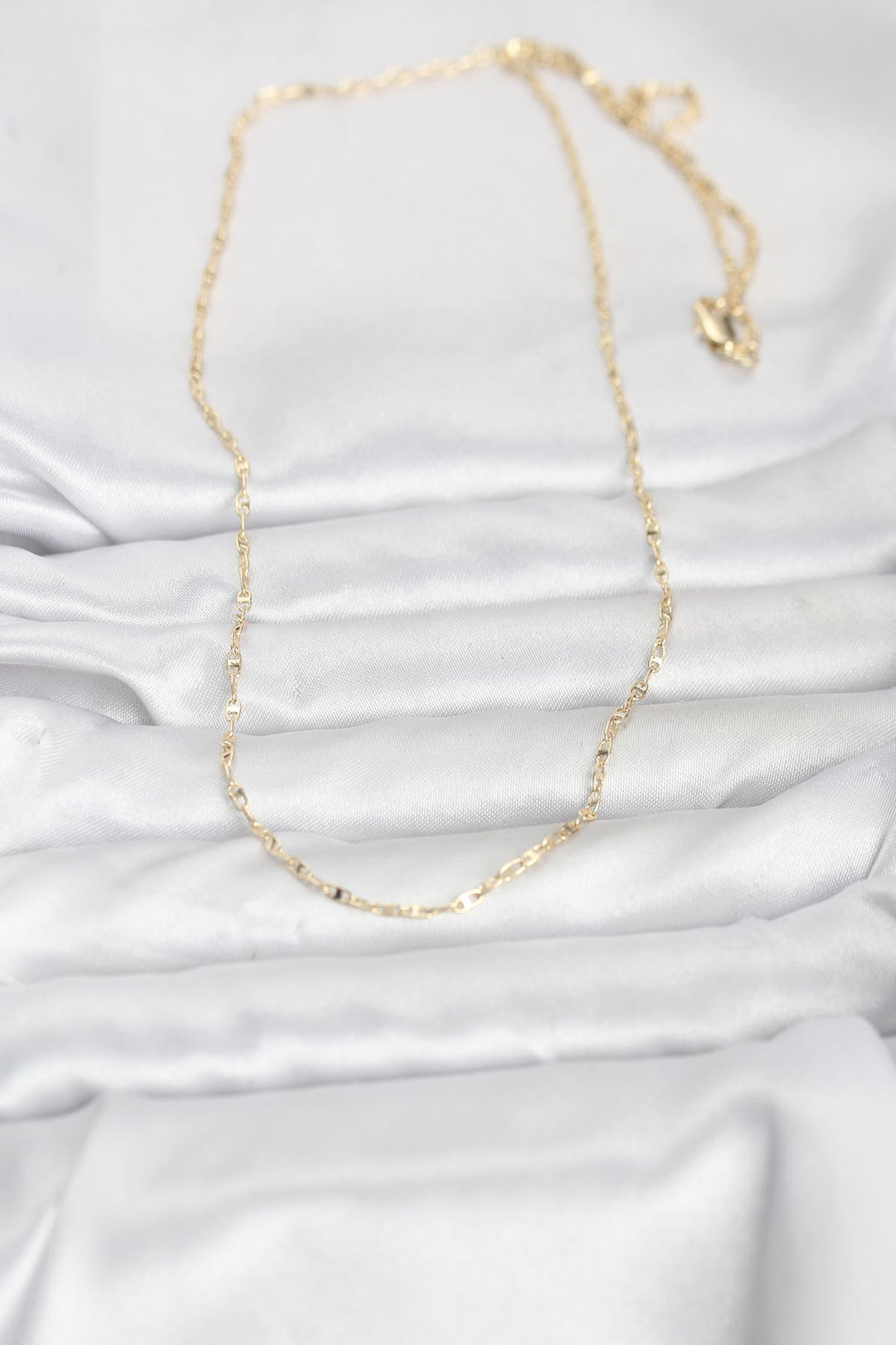 EBJ CM 14K Gold Renk Gemici Zincir Model 60 cm Kadın Kolye - Derry