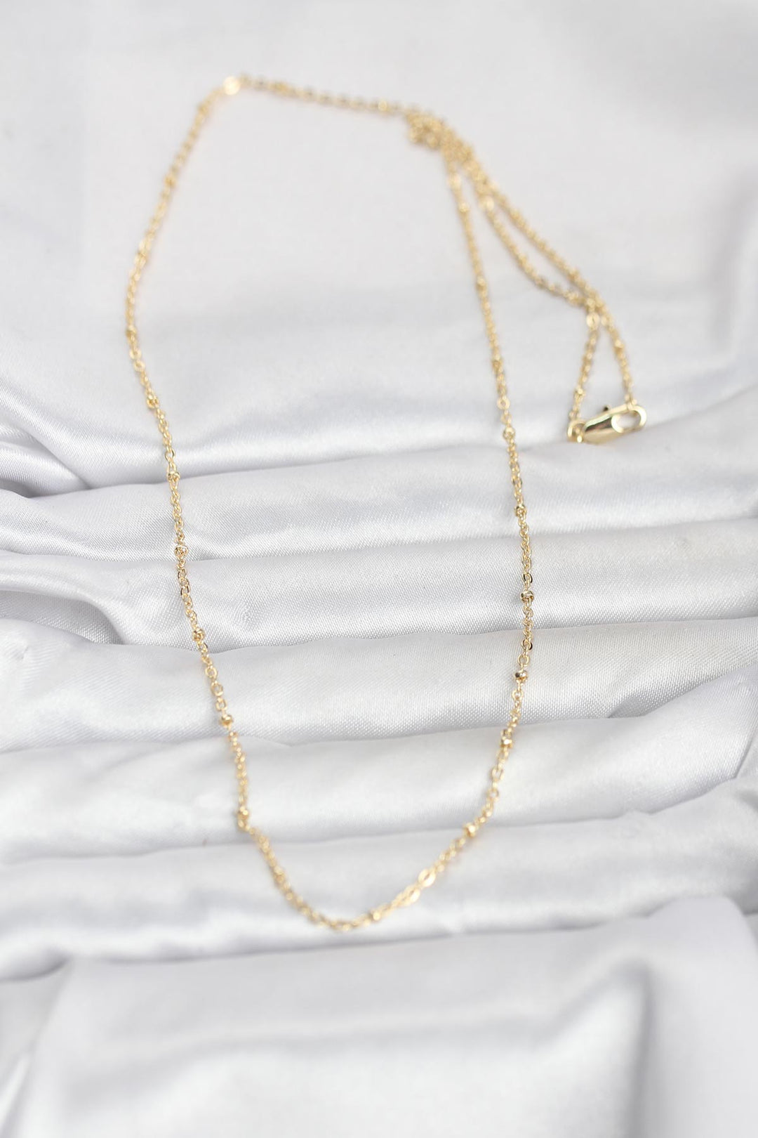 EBJ CM 14K Gold Renk Burgu Model 60 cm Kadın Kolye - Merced
