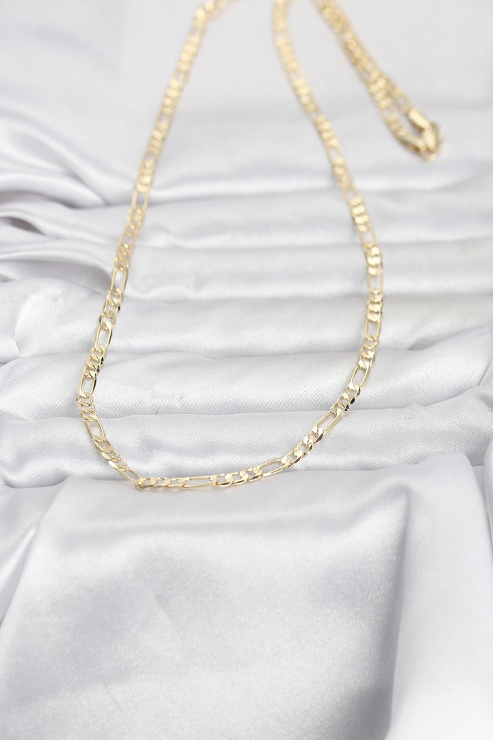 EBJ CM 14K Gold Renk Kuşgözü Zincir Model 60 cm Kadın Kolye - Saint-Nazaire