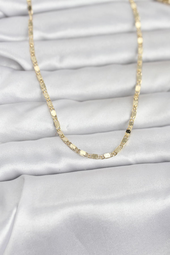 EBJ CM 14K Gold Renk Ezme Zincir 60 cm Kadın Kolye - Rancho Cucamonga
