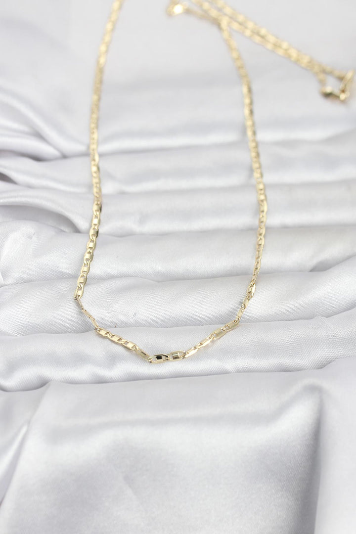 EBJ CM 14K Gold Renk Gemici Zincir Model 60 cm Kadın Kolye - Germering