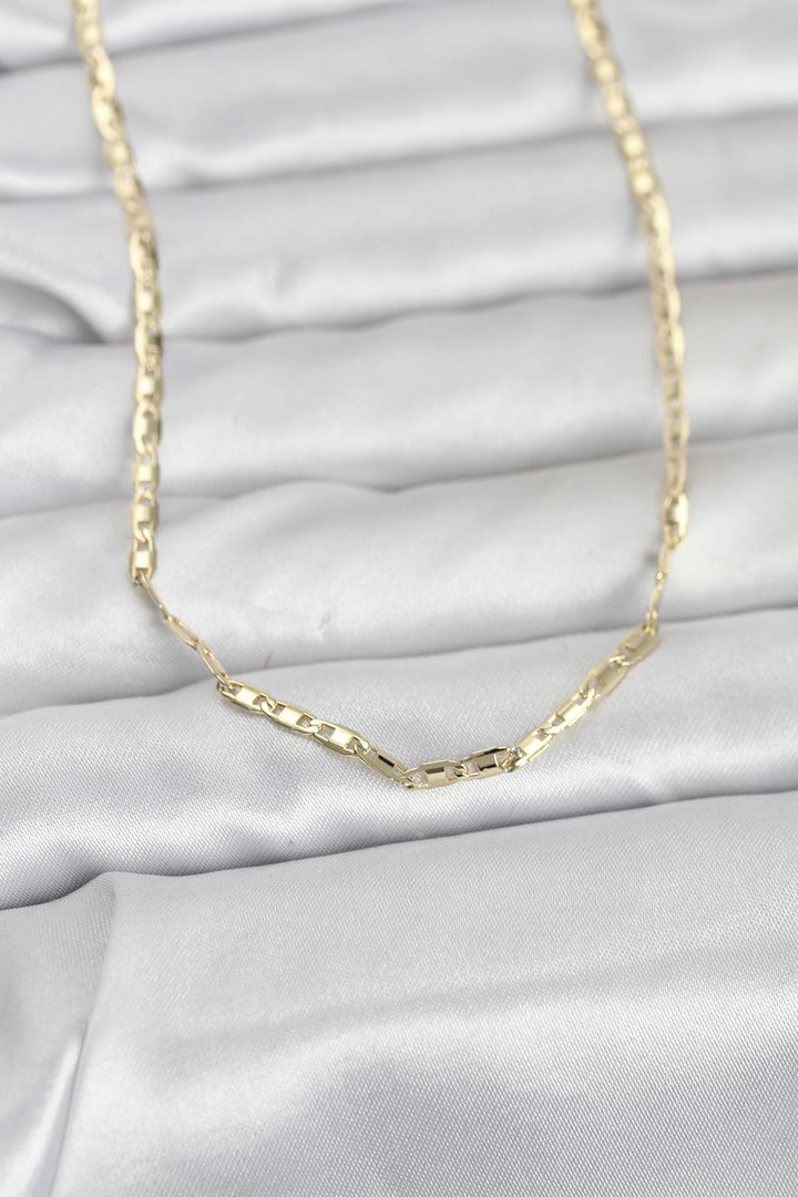 EBJ CM 14K Gold Renk Gemici Zincir Model 60 cm Kadın Kolye - Germering