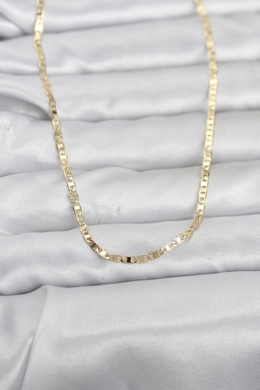 EBJ CM 14K Gold Renk Zincir Model 60 cm Kadın Kolye - Clifton
