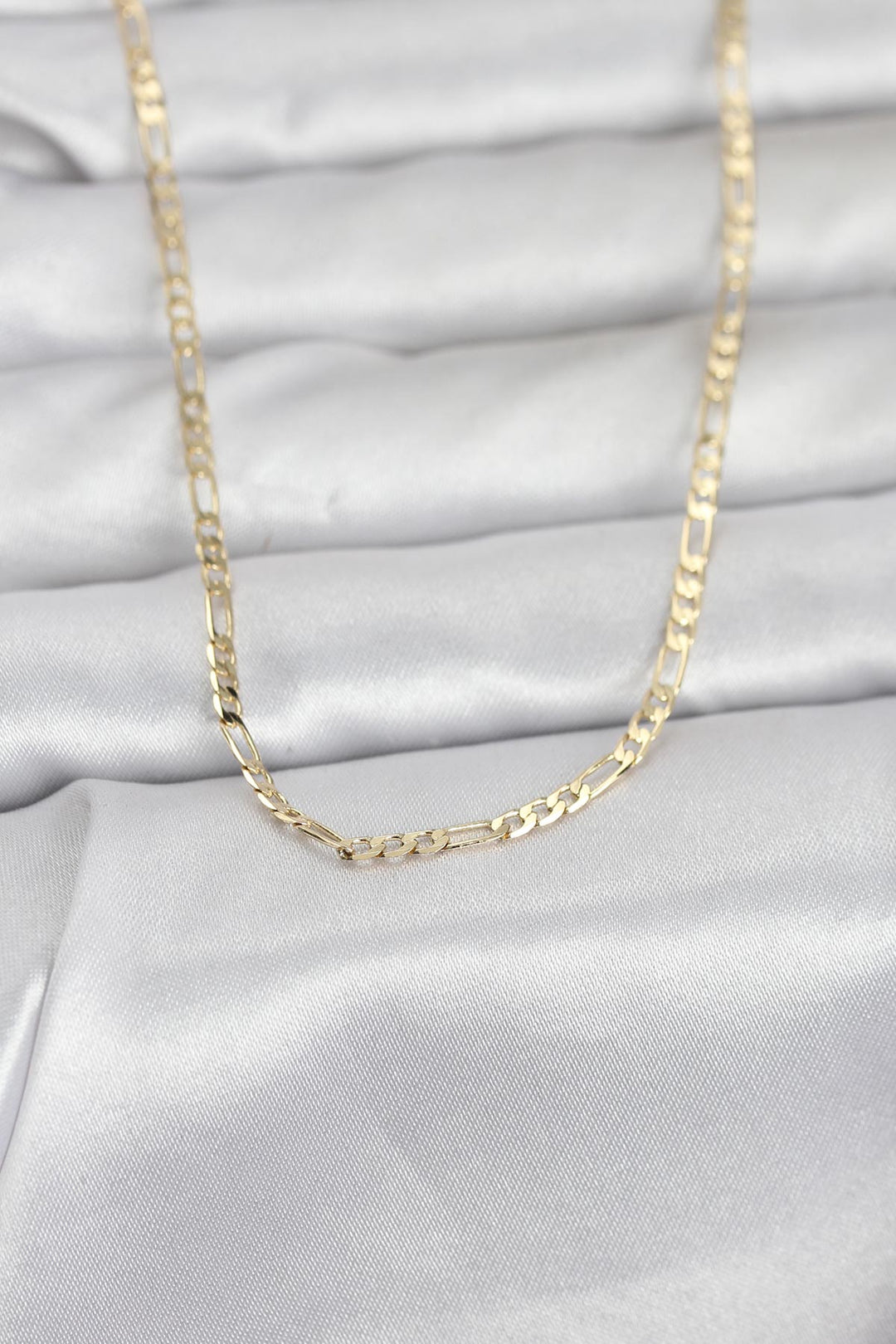 EBJ CM 14K Gold Renk İnce Kuşgözü Zincir Model 60 cm Kadın Kolye - Maspalomas