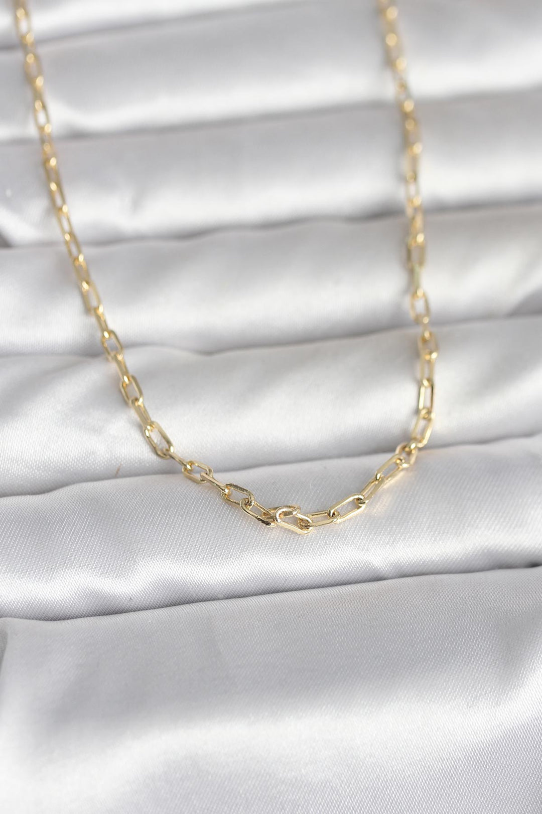 EBJ CM 14K Gold Renk Ataç Zincir Model 60 cm Kadın Kolye - Brunswick