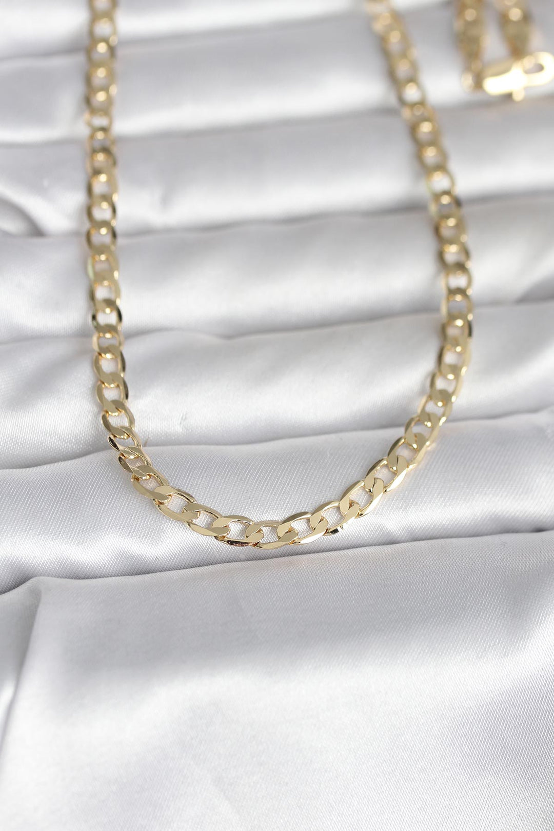 EBJ CM 14K Gold Renk Kalın Zincir Model 60 cm Kadın Kolye - Ocala