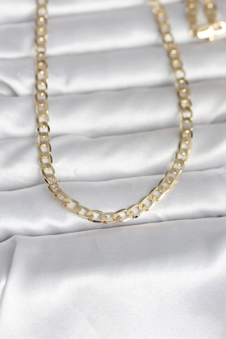 EBJ CM 14K Gold Renk Kalın Zincir Model 60 cm Kadın Kolye - Ocala