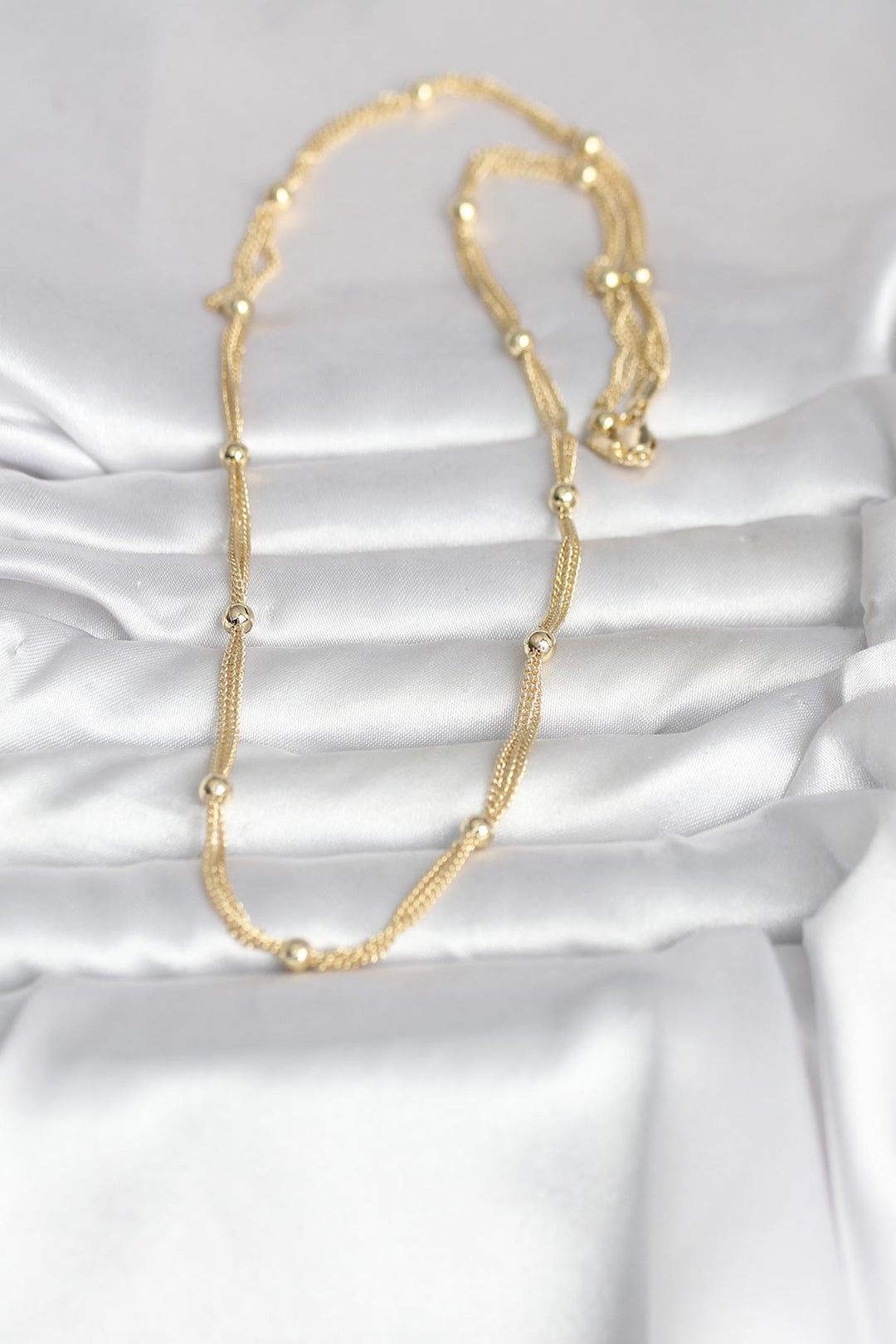EBJ CM 14K Gold Renk Topçuk Model 60 cm Kadın Kolye - Crewe