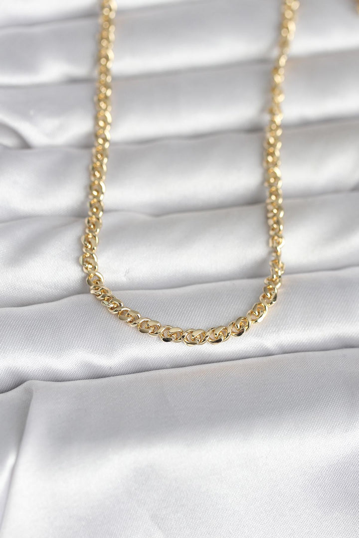 EBJ CM 14K Gold Renk Zincir Model 60 cm Kadın Kolye - Drobeta-Turnu Severin