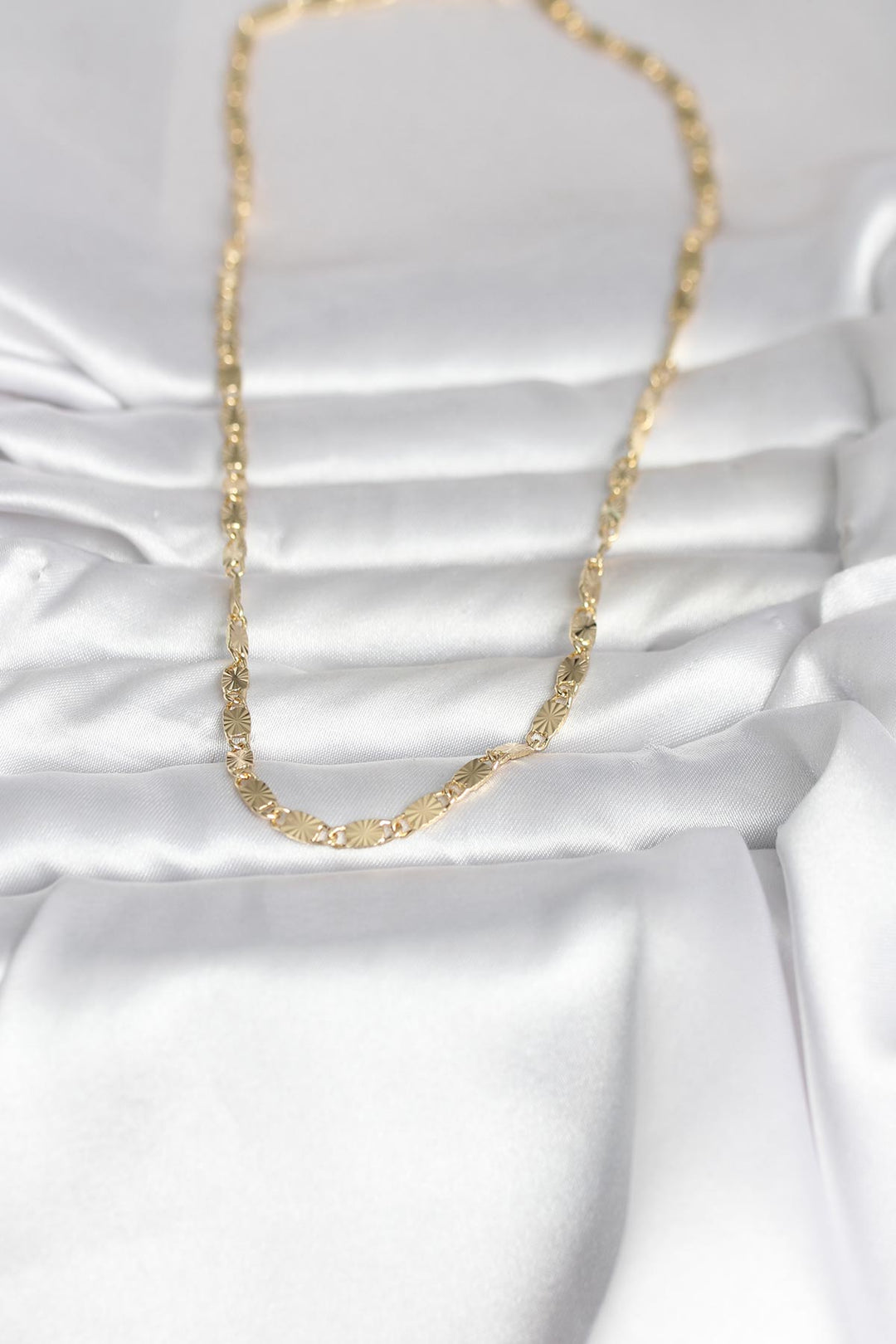 EBJ CM 14K Gold Renk Lazer Model 45 cm Kadın Kolye - Columbus