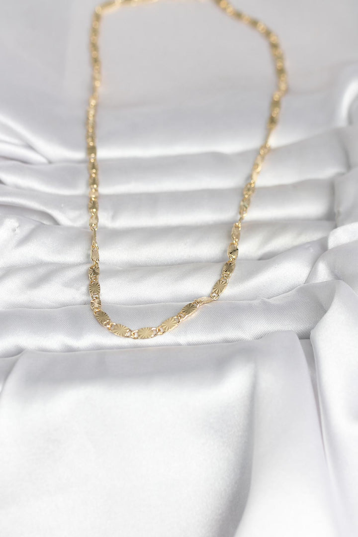 EBJ CM 14K Gold Renk Lazer Model 45 cm Kadın Kolye - Columbus