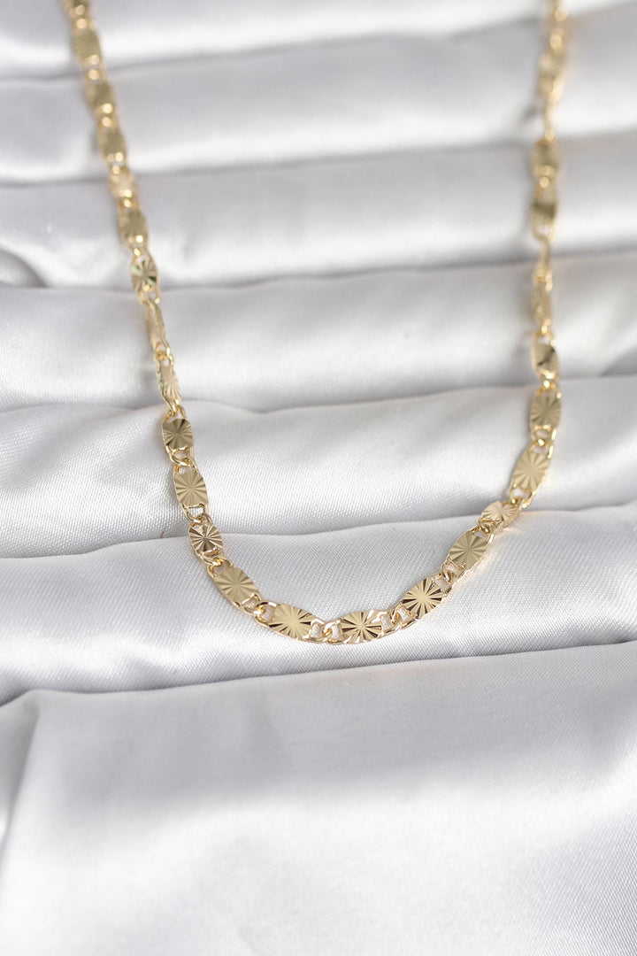 EBJ CM 14K Gold Renk Lazer Model 45 cm Kadın Kolye - Columbus