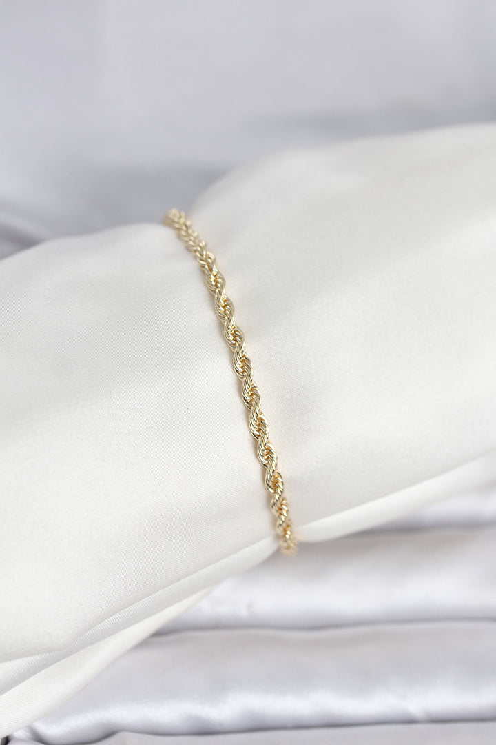 EBJ CM 14K Gold Renk Burgu Model Kadın Bileklik - Lower Merion