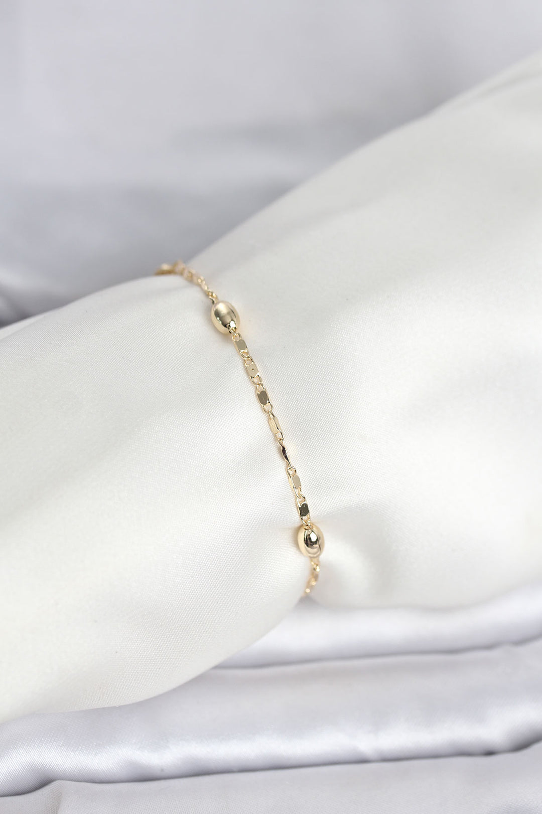 EBJ CM 14K Gold Renk Damla Topçuk Model Kadın Bileklik - Lüdenscheid
