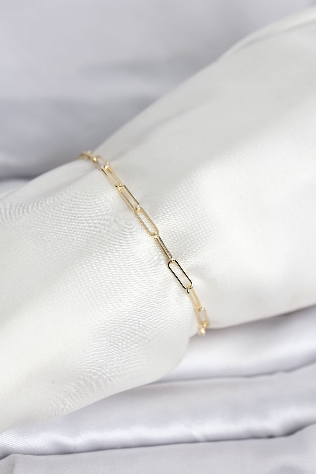 EBJ CM 14K Gold Renk Ataç Zincir Model Kadın Bileklik - Alexandroúpoli