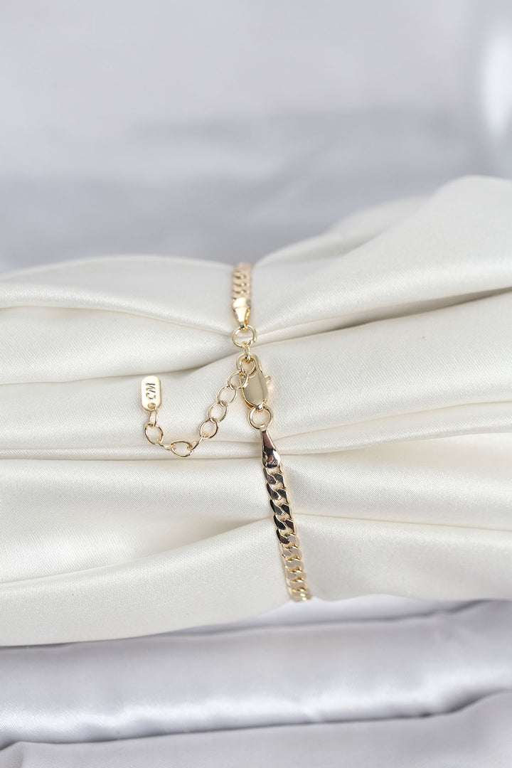 EBJ CM 14K Gold Renk Zincirli Model Kadın Bileklik - Great Yarmouth