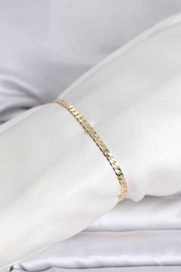 EBJ CM 14K Gold Renk Zincirli Model Kadın Bileklik - Great Yarmouth
