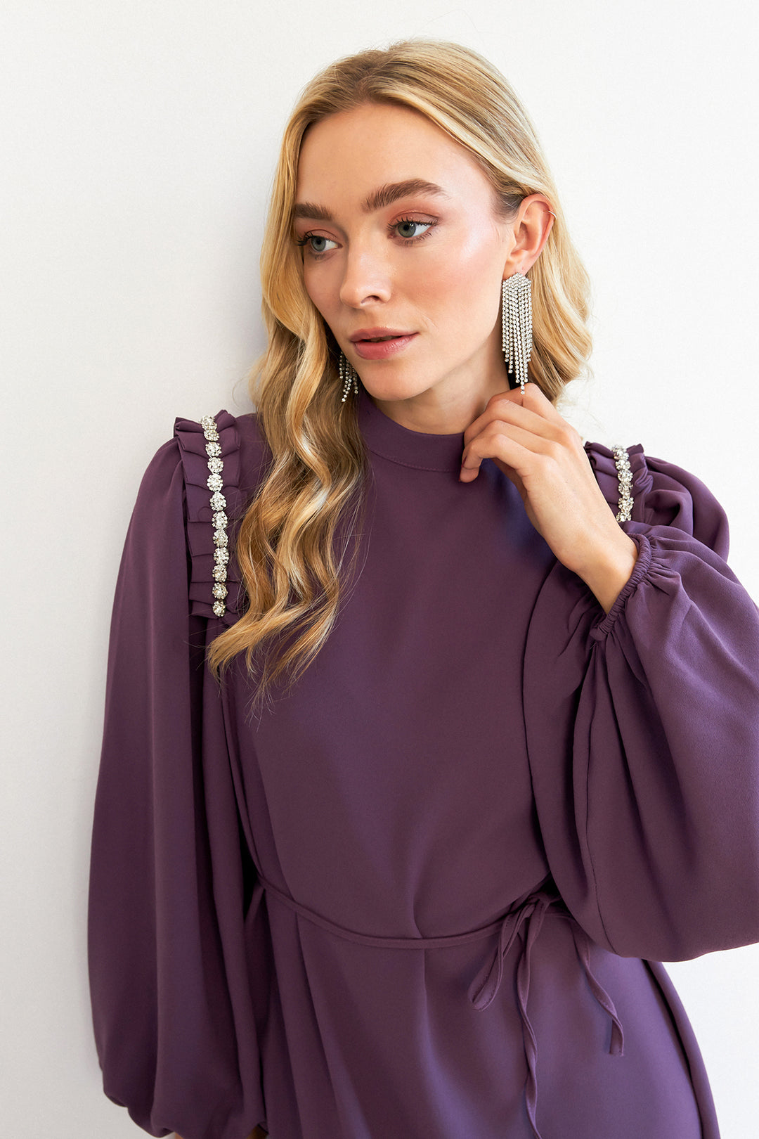ZRF Women Nova Shoulder Detailed Dress - Lilac - Hrodna