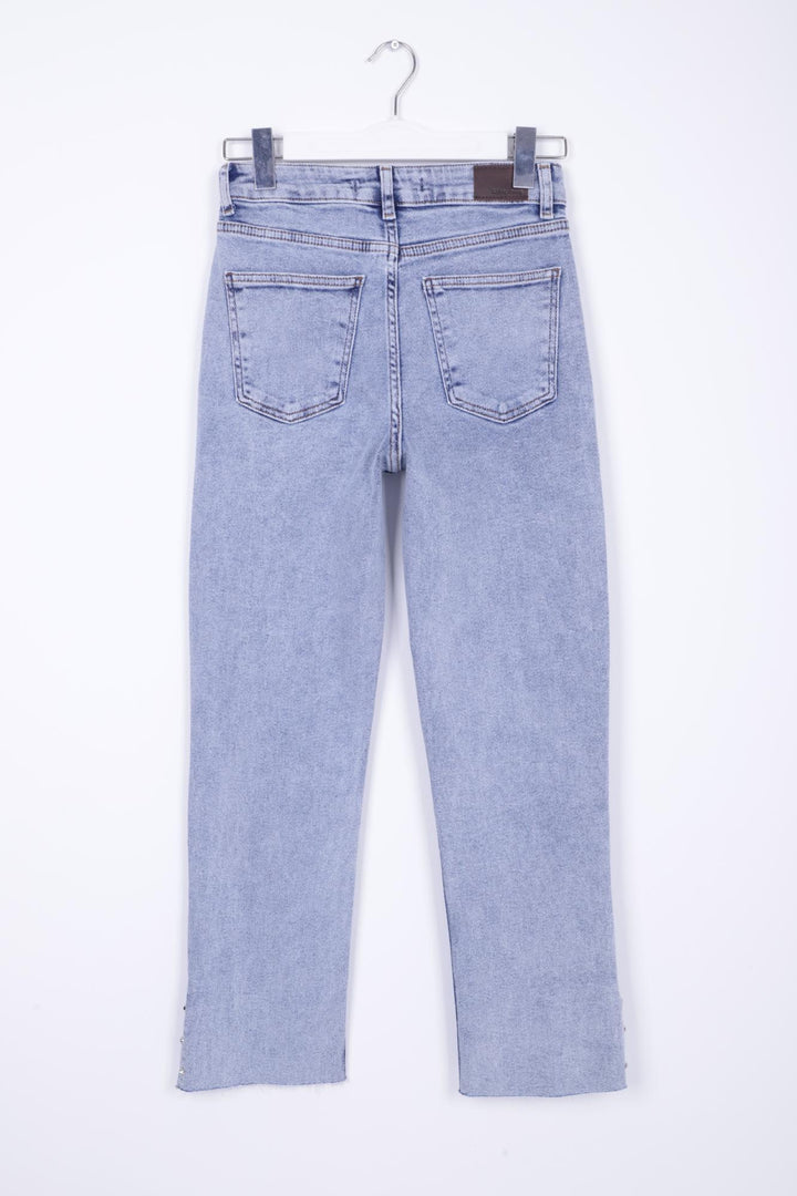 XLJ Mom Jean with Side Slits Mixed - Poti