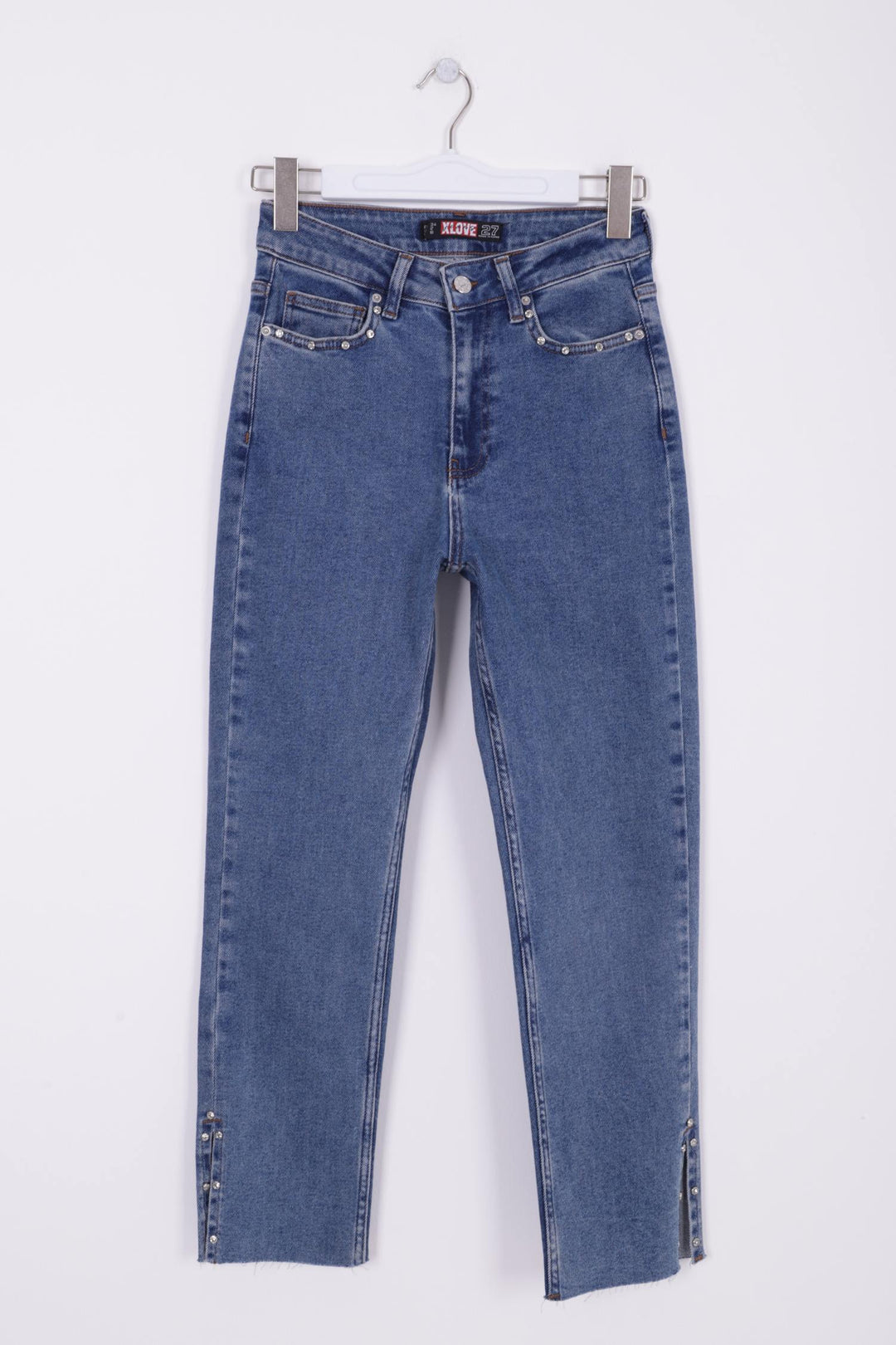 XLJ Mom Jean with Side Slits Mixed - Bisceglie