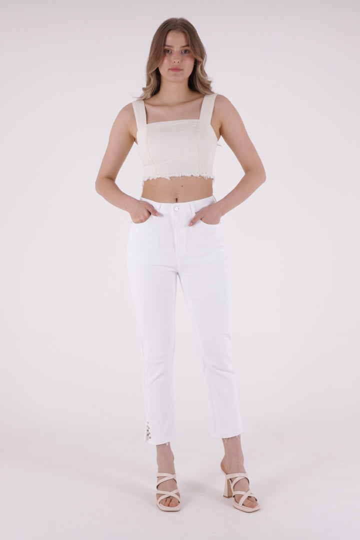 XLJ Mom Jean with Side Slits Mixed - Sibiu