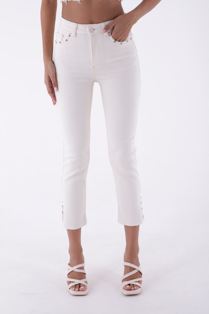 XLJ Mom Jean with Side Slits Mixed - Manassas