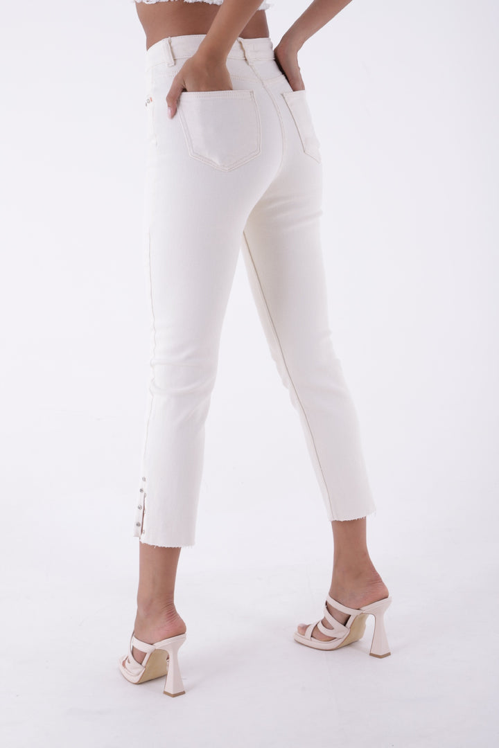 XLJ Mom Jean with Side Slits Mixed - Manassas