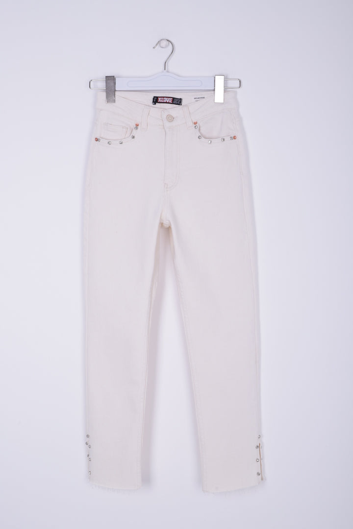 XLJ Mom Jean with Side Slits Mixed - Manassas