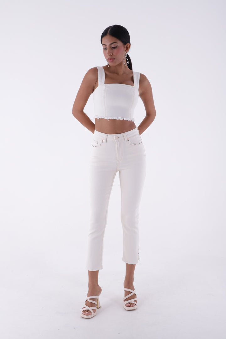 XLJ Mom Jean with Side Slits Mixed - Manassas