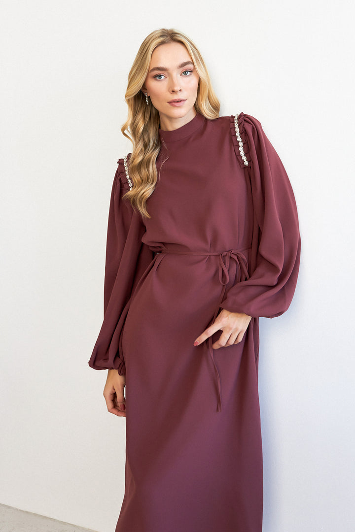 ZRF Women Nova Shoulder Detailed Dress - Rose Pink - Caloundra