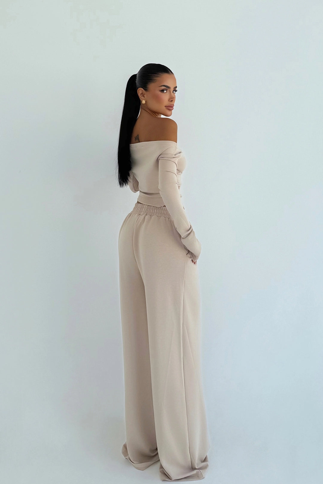 EYY Women Bej Pantolon Takımı - Manacor