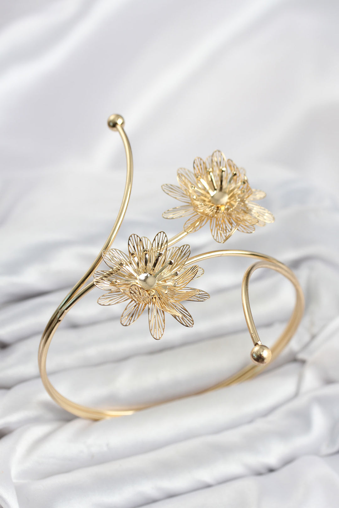 EBJ Pazu Bileklik Gold Renk Pirinç Lotus Model - Heroica Guaymas