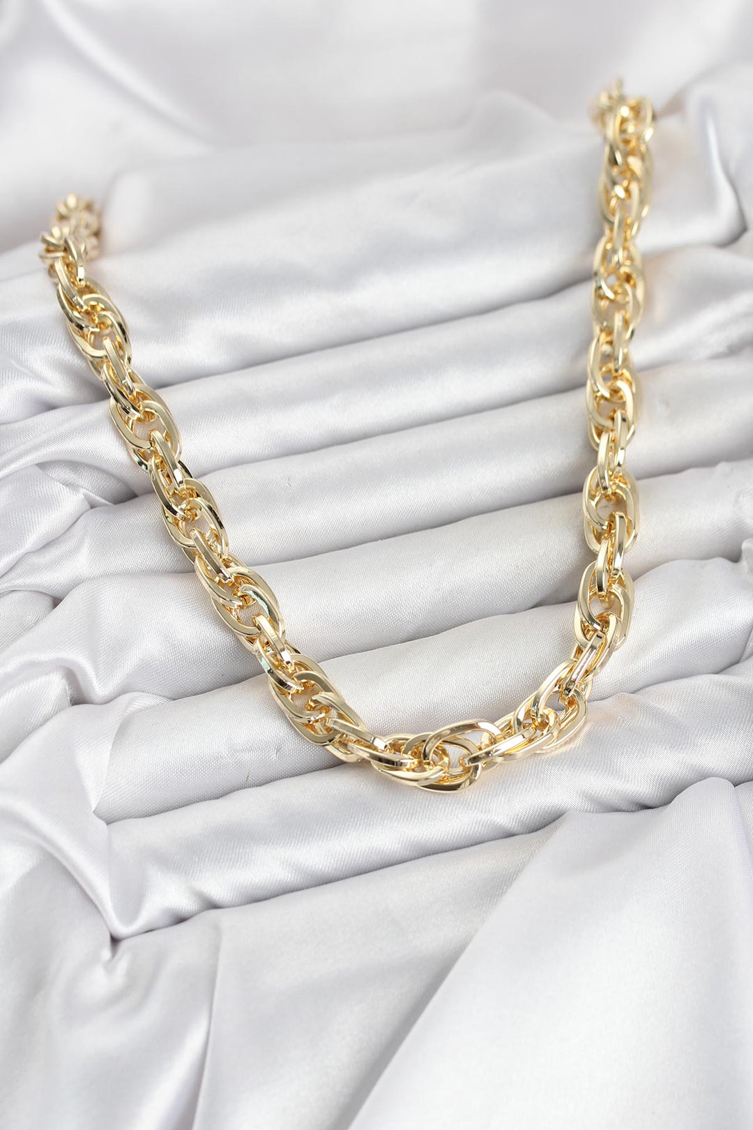 EBJ CM Kalın Burgu Model Gold Renk 60 cm Kadın Kolye - North Richland Hills