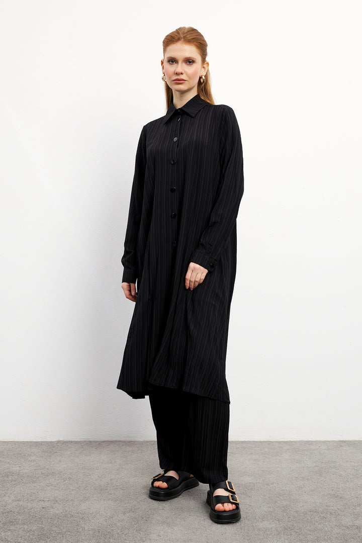 ZRF Women Elina Tunic Pants Set - Black - Pinellas Park