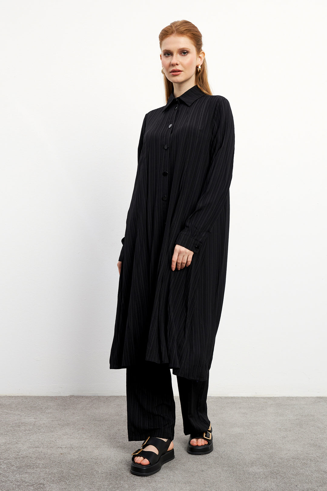 ZRF Women Elina Tunic Pants Set - Black - Pinellas Park