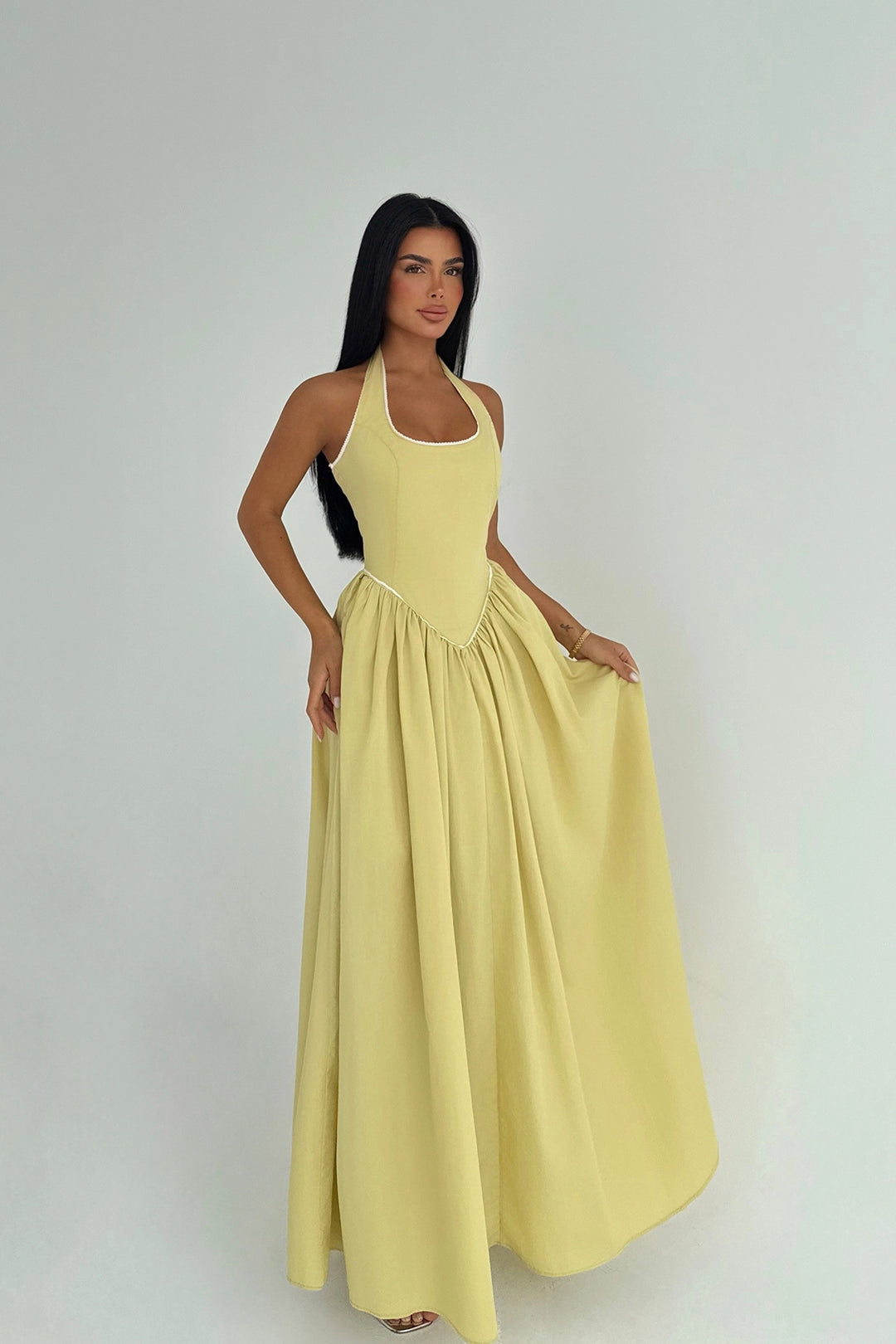 EYY Women Yellow Neyela Dress - Union City