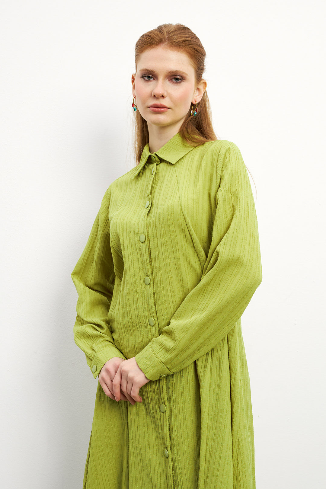 ZRF Women Elina Tunic Pants Set - Olive Green - Bayonne