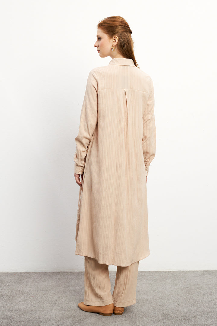 ZRF Women Elina Tunic Pants Set - Beige - Idaho Falls