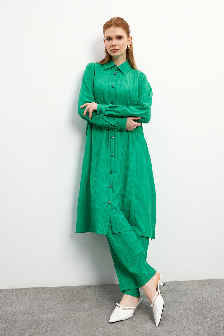 ZRF Women Elina Tunic Pants Set - Green - Guanajuato