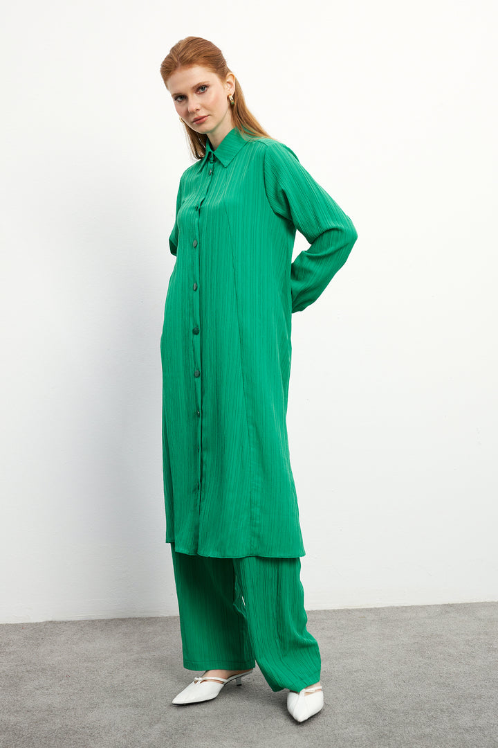 ZRF Women Elina Tunic Pants Set - Green - Guanajuato