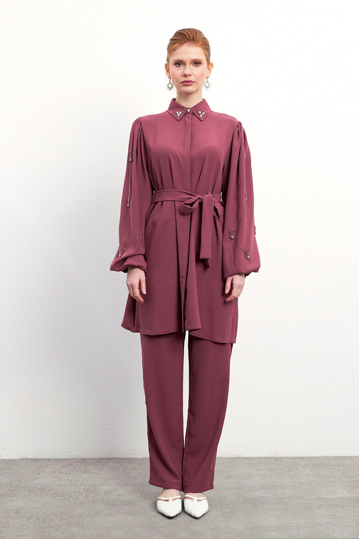 ZRF Women Leora Tunic Pants Set - Rose Pink - Northampton