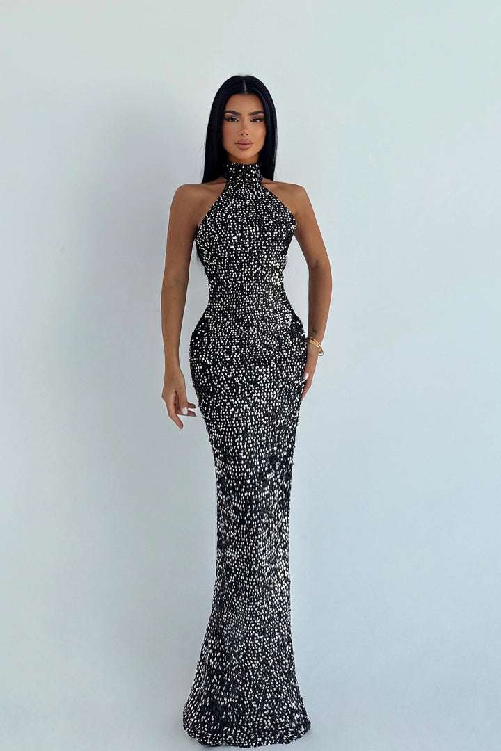 EYY Women Rose Gold Shion Sequined Dress - Orlando