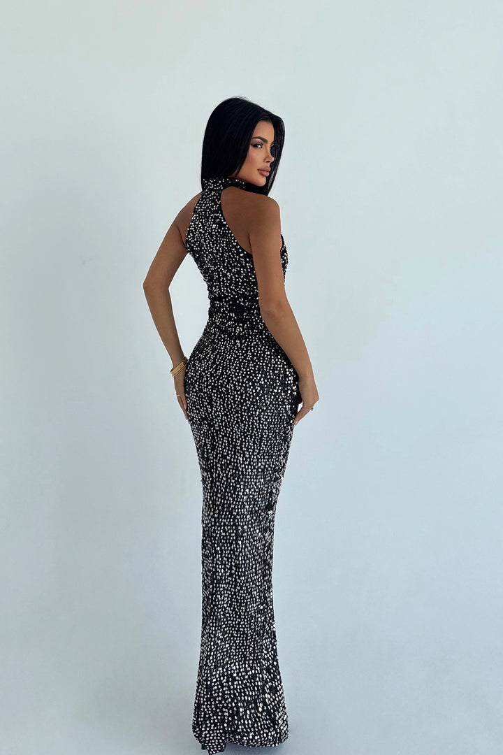 EYY Women Rose Gold Shion Sequined Dress - Orlando