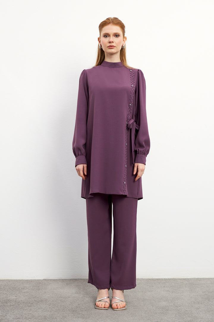 ZRF Women Eliza Tunic Pants Set - Lilac - Lárisa