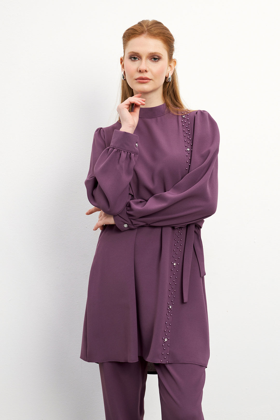 ZRF Women Eliza Tunic Pants Set - Lilac - Lárisa